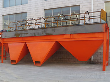 大型滾筒篩四個排料口産品展示